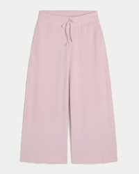 Gilly Hicks Cozy Waffle Wide-Leg Pants