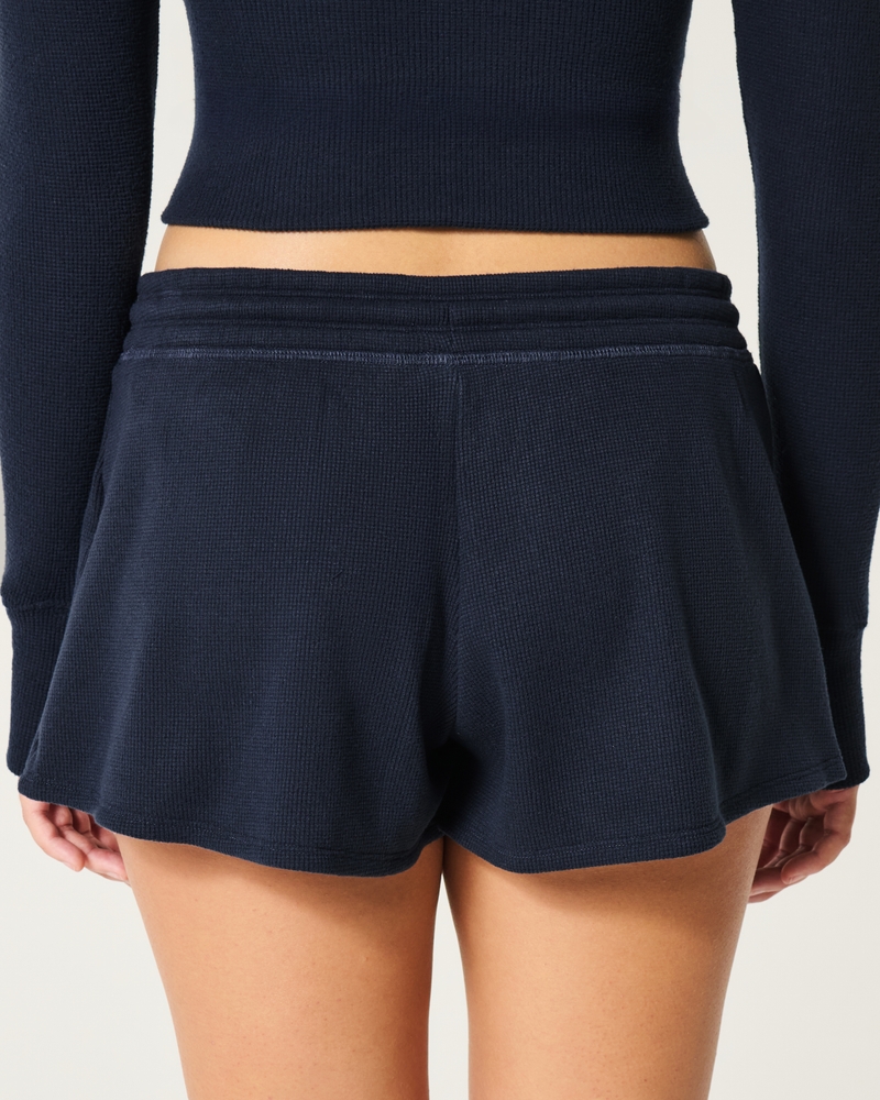 Gilly Hicks Waffle Flutter Shorts