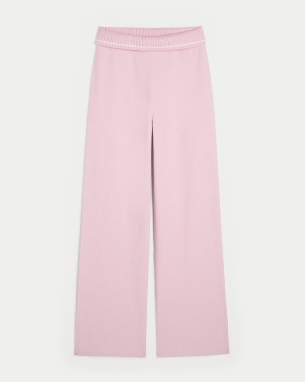 Women's Gilly Hicks Sweater-Knit Straight Pants | Women's