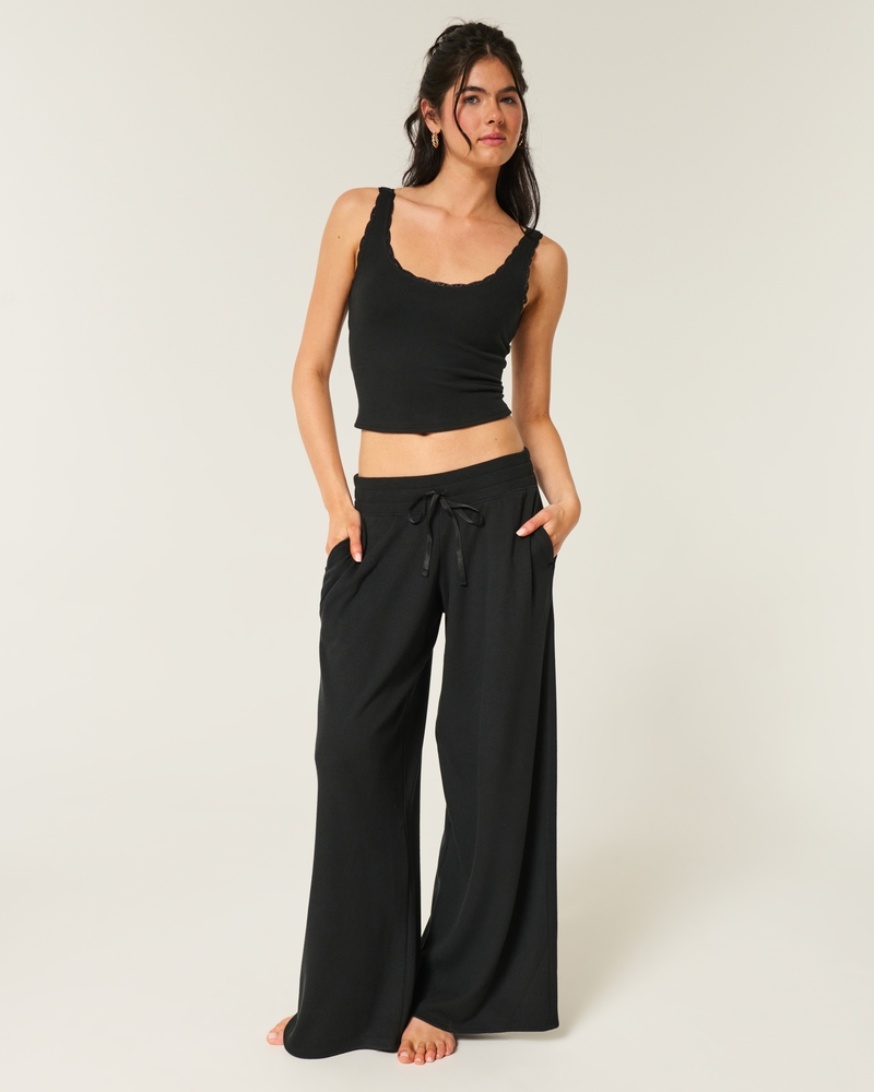 Women's Gilly Hicks Baggy Cozy Waffle Pants | Women's Bottoms | HollisterCo.com