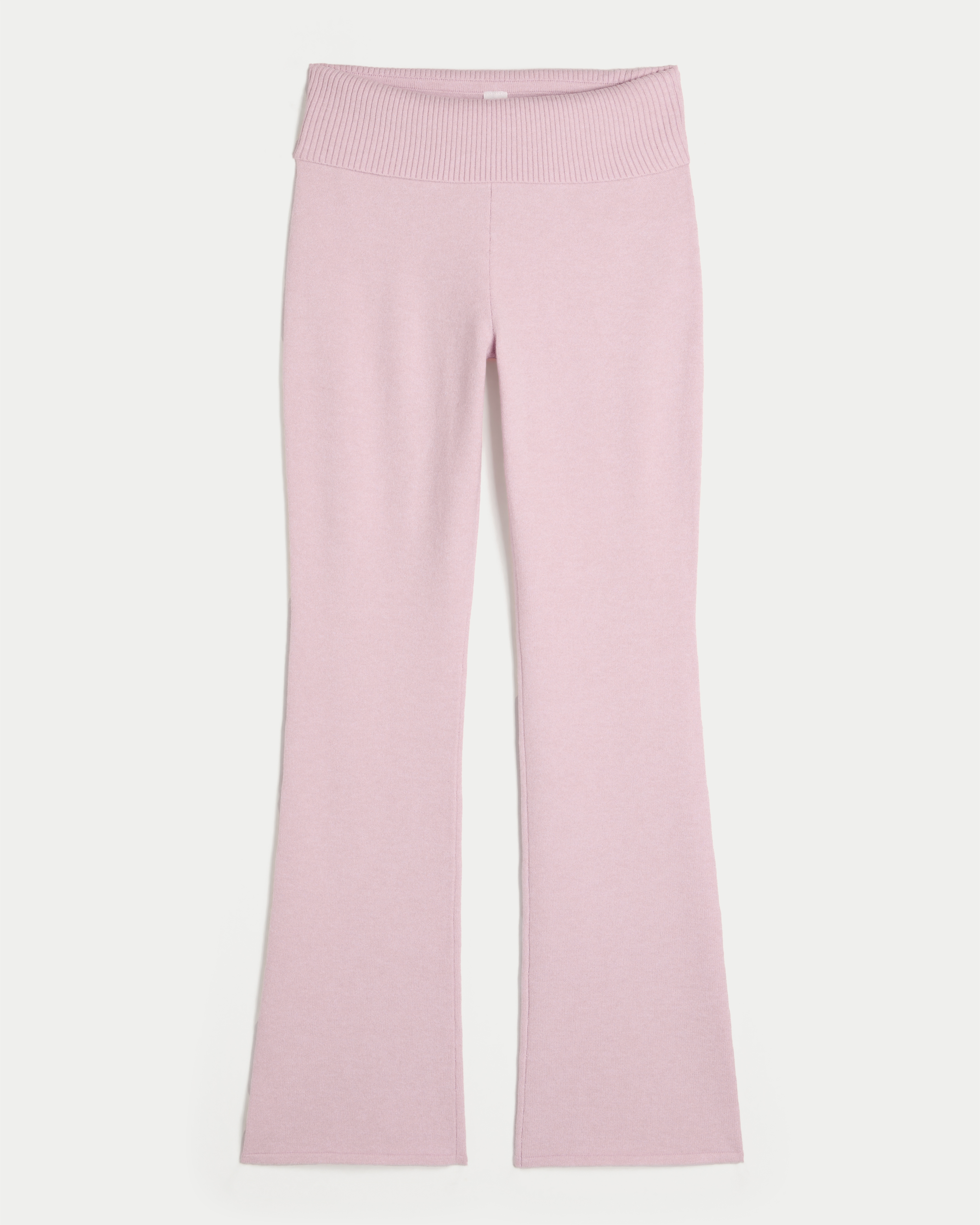 Gilly Hicks Sweater-knit Foldover Waist Boot Pants