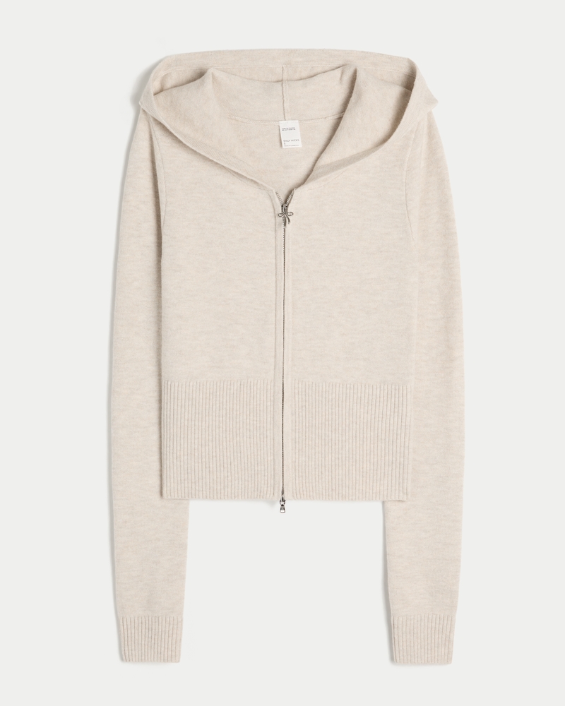 Gilly Hicks Zip-Up Sweater Hoodie