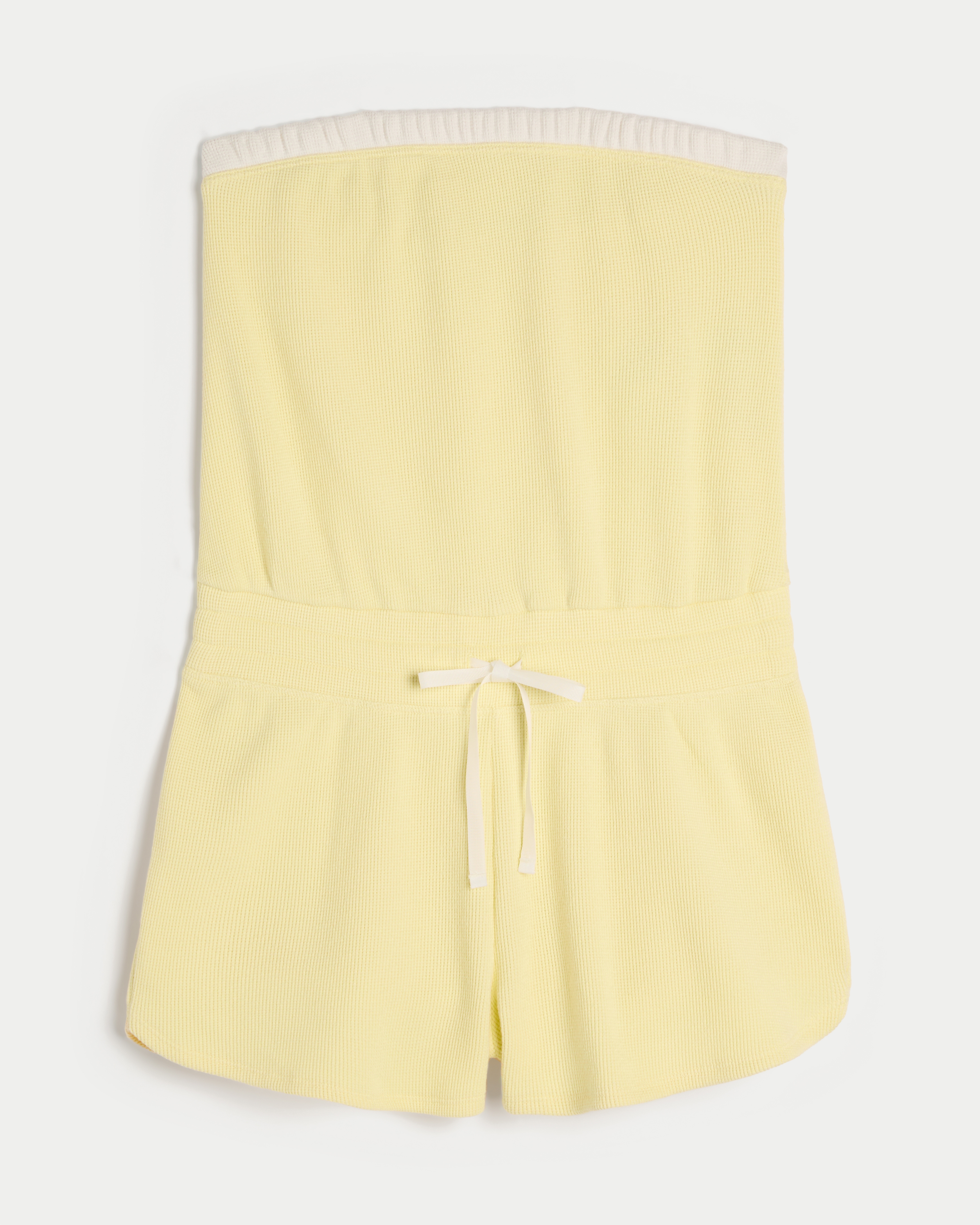 Gilly Hicks Cozy Strapless Waffle Onesie