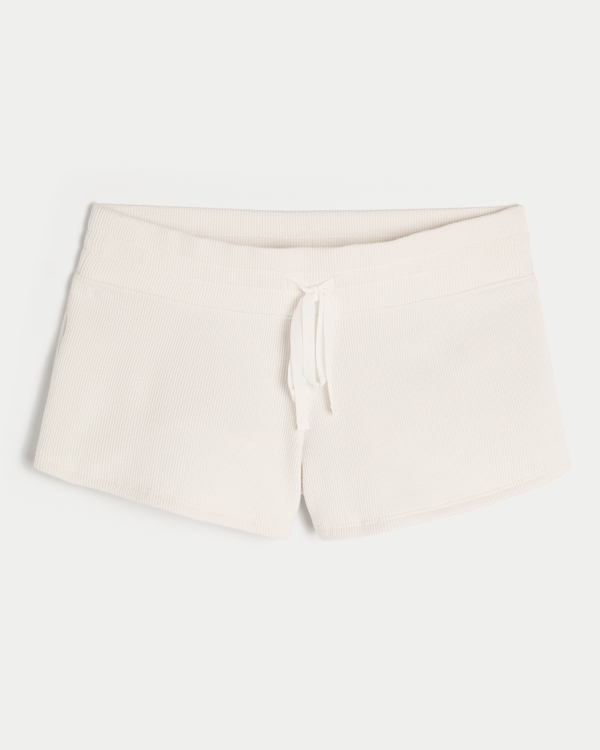 Women's Gilly Hicks Cozy Waffle Mini Shorts | Women's Clearance