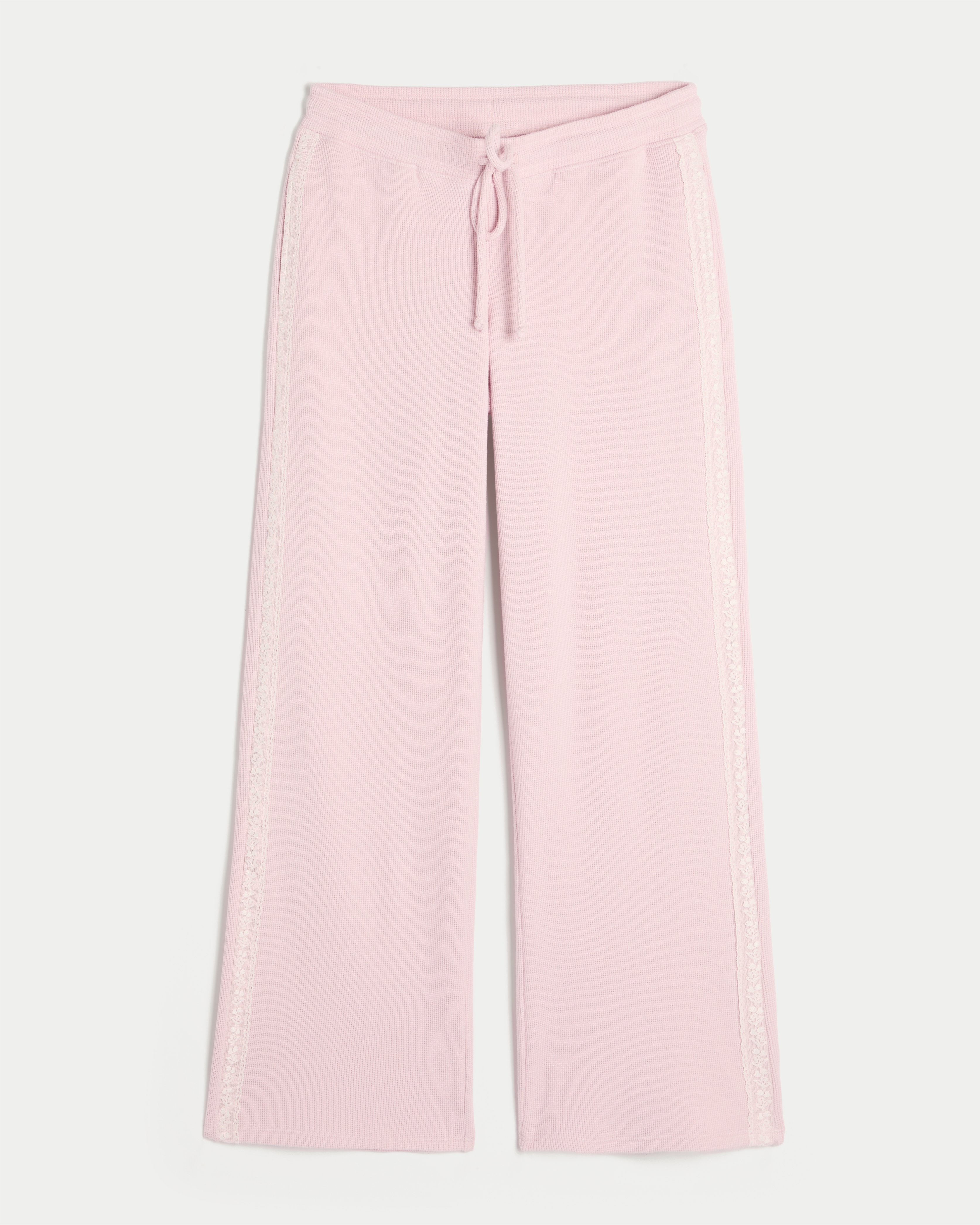 Gilly Hicks Waffle Lace Straight Pants