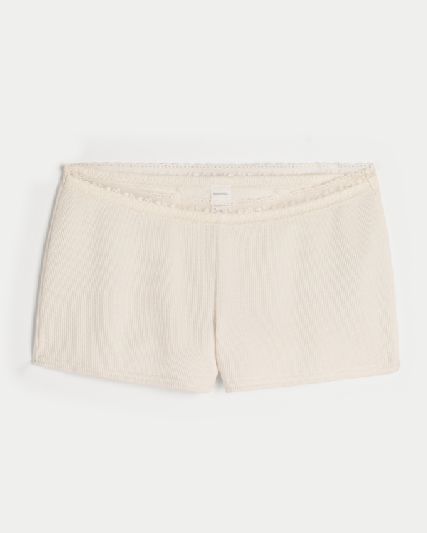 Gilly Hicks Waffle Lace Shortie Shorts