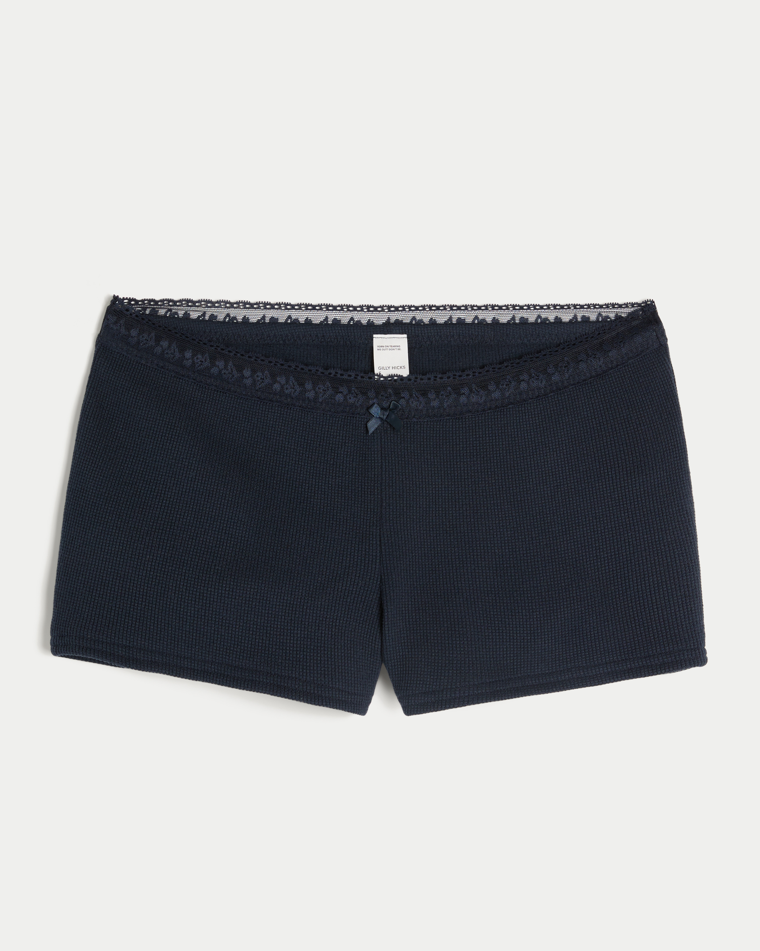 Gilly Hicks Waffle Lace Shortie Shorts
