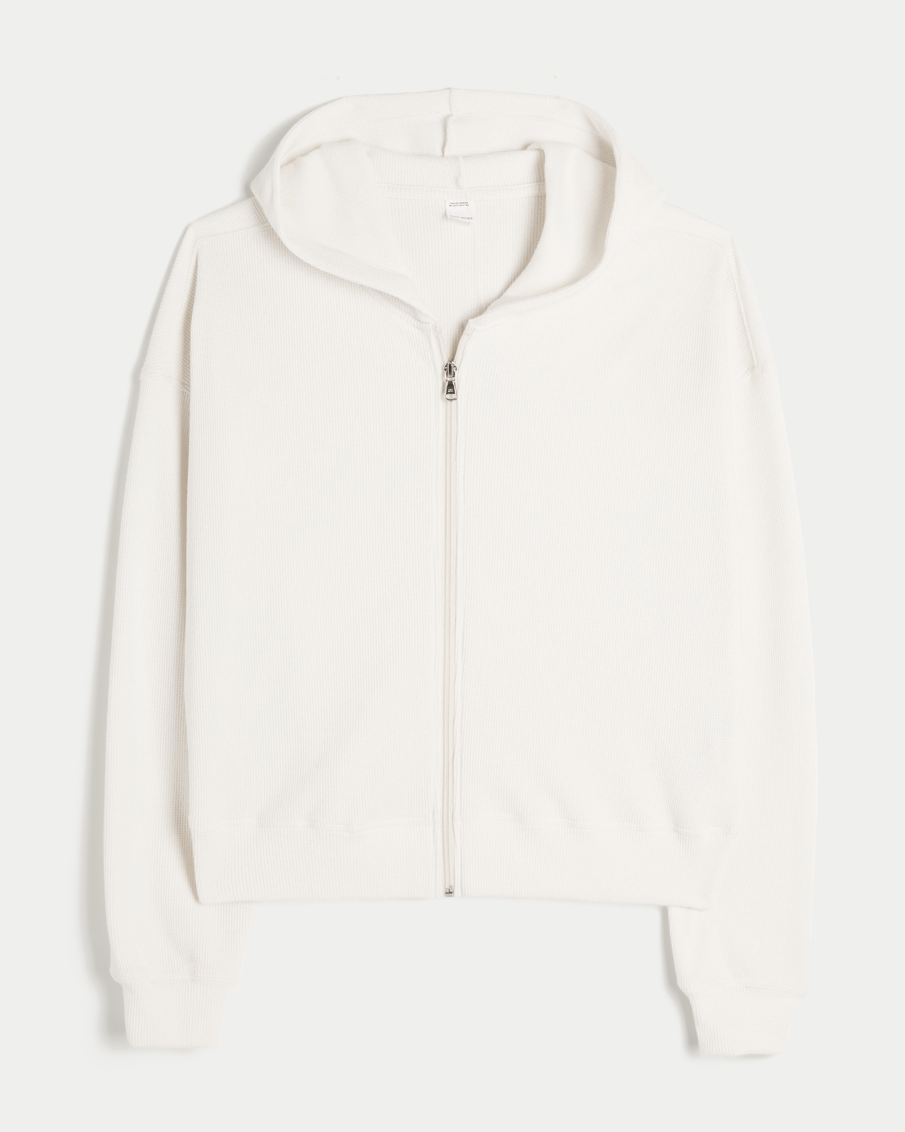 Gilly Hicks Zip-Up Waffle Hoodie
