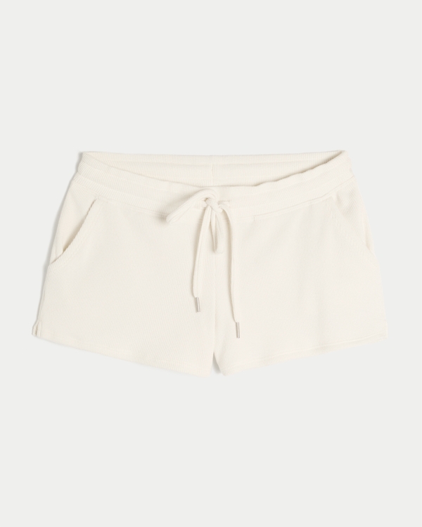 Gilly Hicks Waffle Shorts, Cloud White view 1