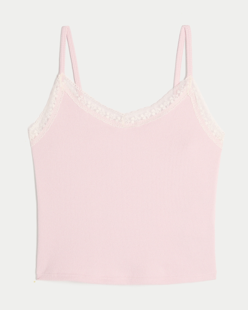 Gilly Hicks Waffle Lace Cami