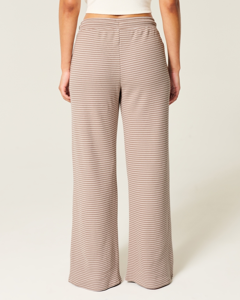 Gilly Hicks Waffle Lace Straight Pants