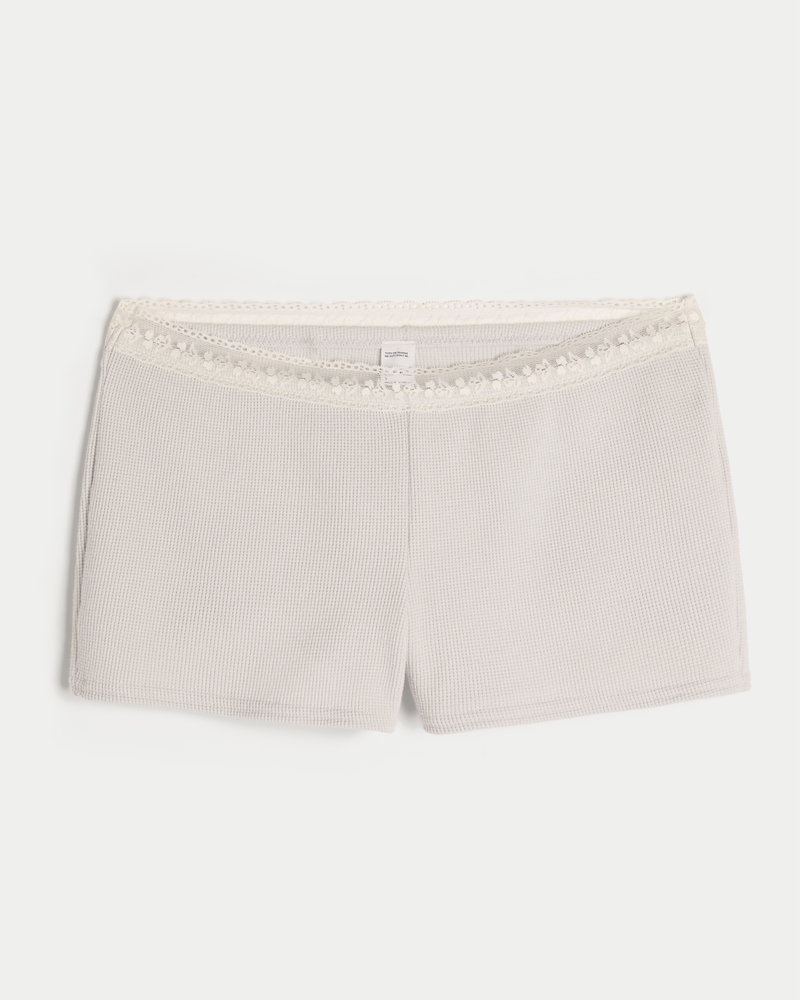 Gilly Hicks Waffle Lace Shortie Shorts