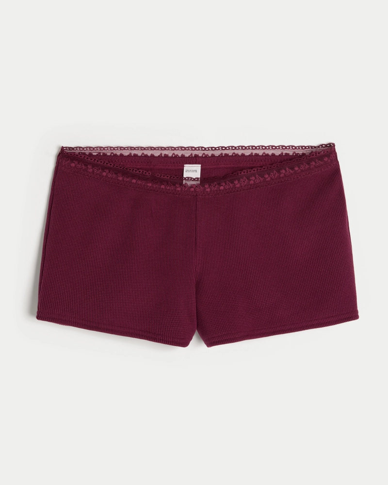 Gilly Hicks Waffle Lace Shortie Shorts