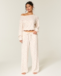 Gilly Hicks Baggy Cozy Waffle Pants