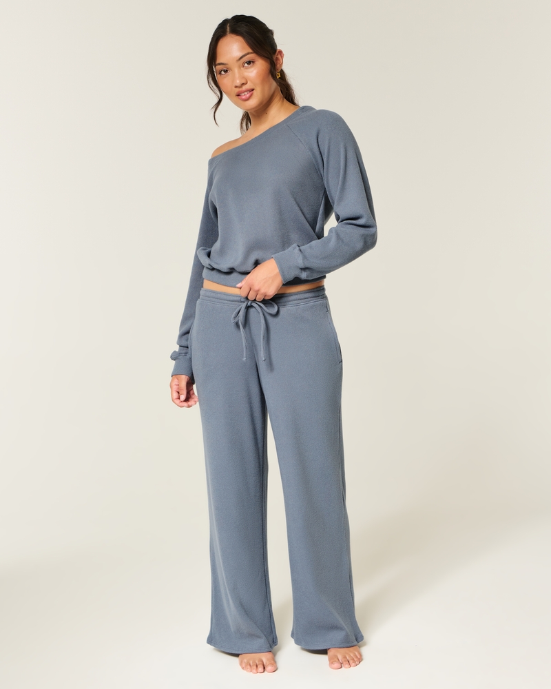 Gilly Hicks Scallop Hem Zip-Up Sweater