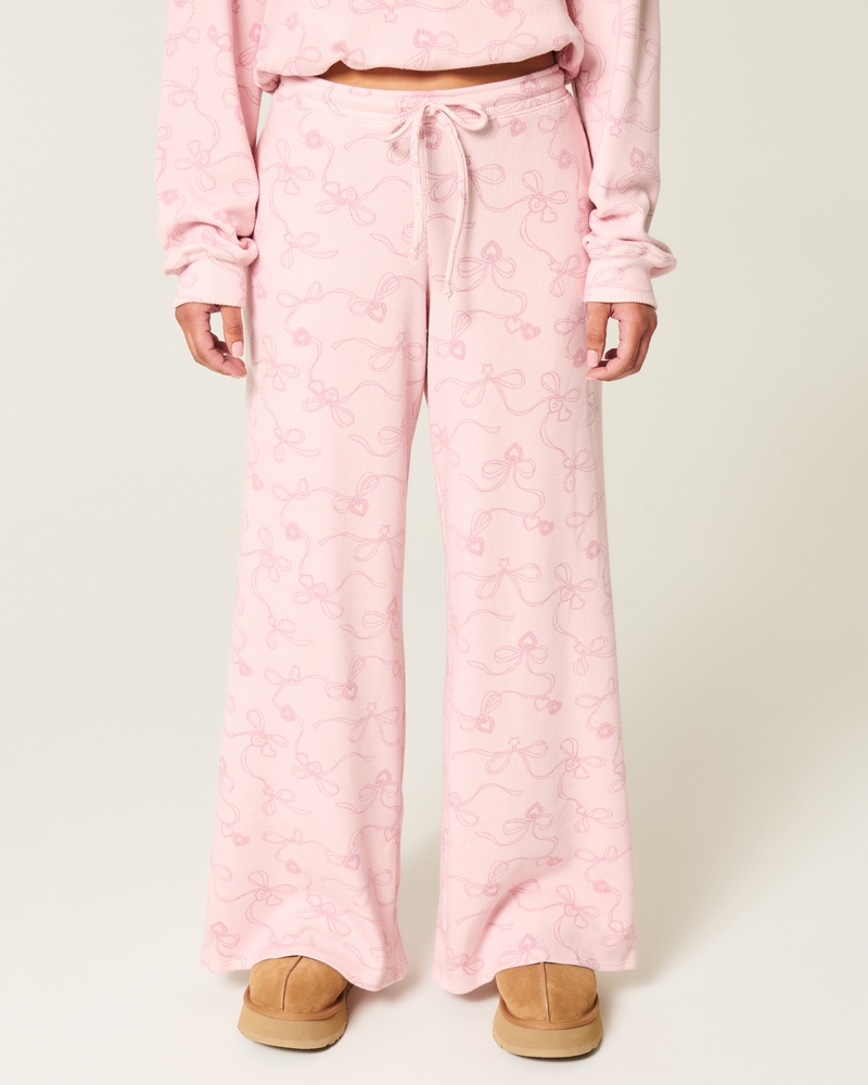 Gilly Hicks Baggy Cozy Waffle Pants