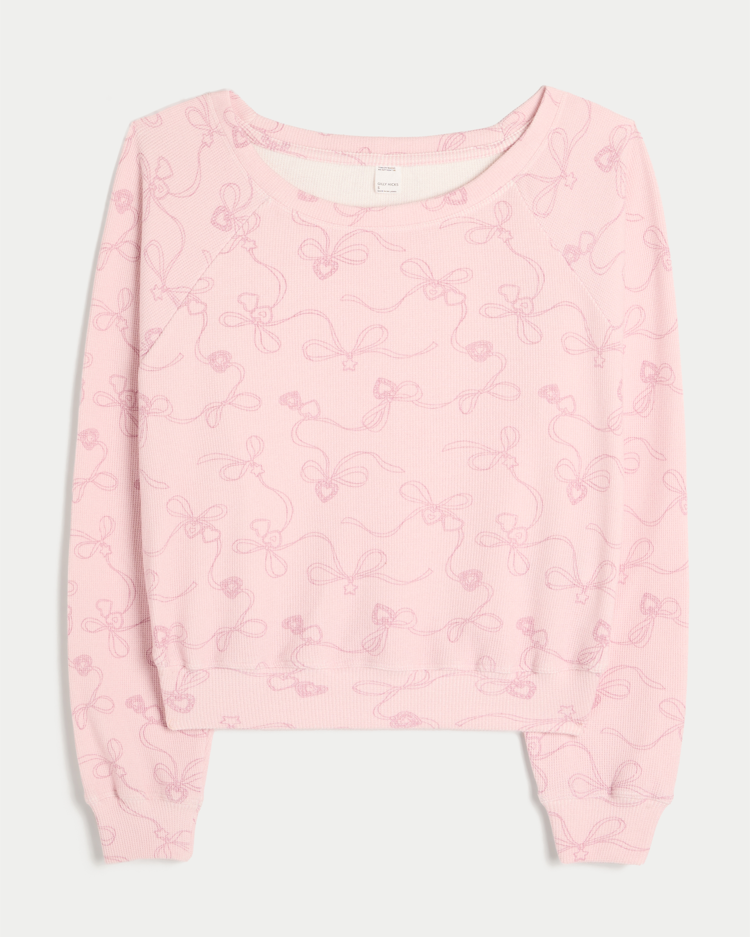 Gilly Hicks Waffle Off-the-Shoulder Top