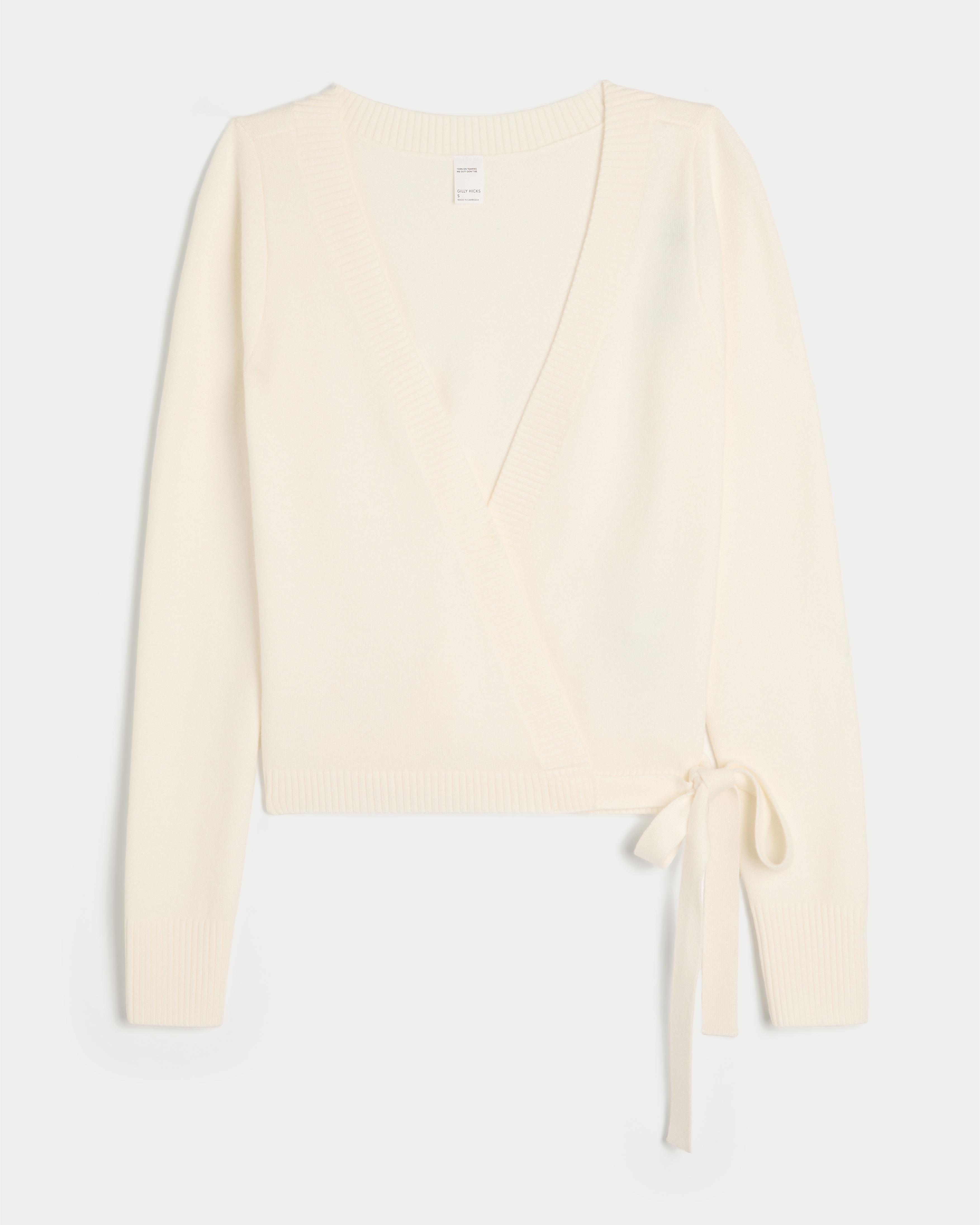 Gilly Hicks Sweater-Knit Multi-Way Wrap Top