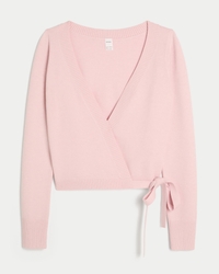 Gilly Hicks Sweater-Knit Foldover Straight Pants