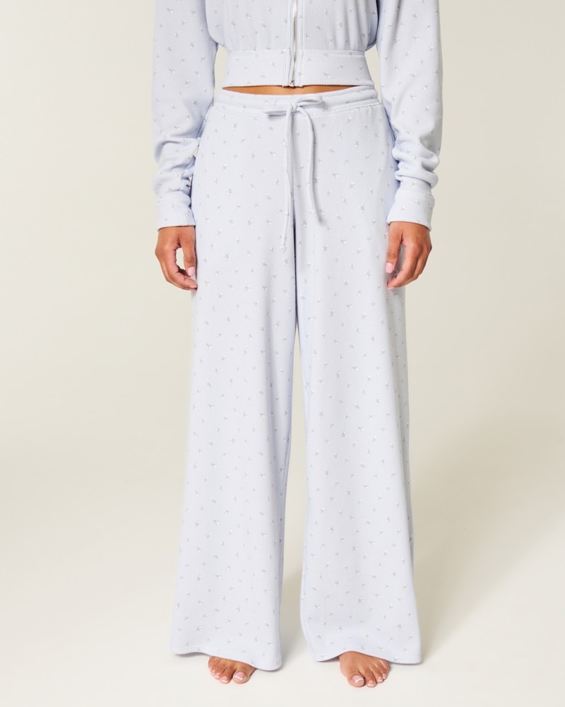 Gilly Hicks Baggy Cozy Waffle Pants