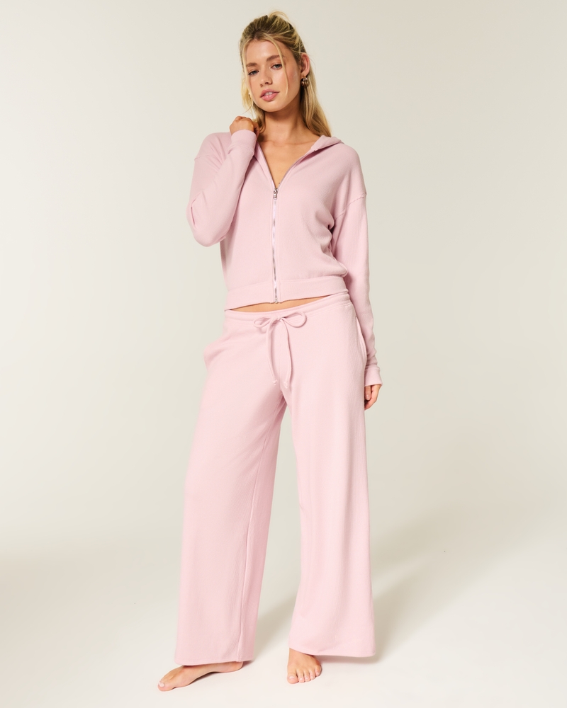 Femmes Pantalon baggy nid d'abeille douillet Gilly Hicks Always