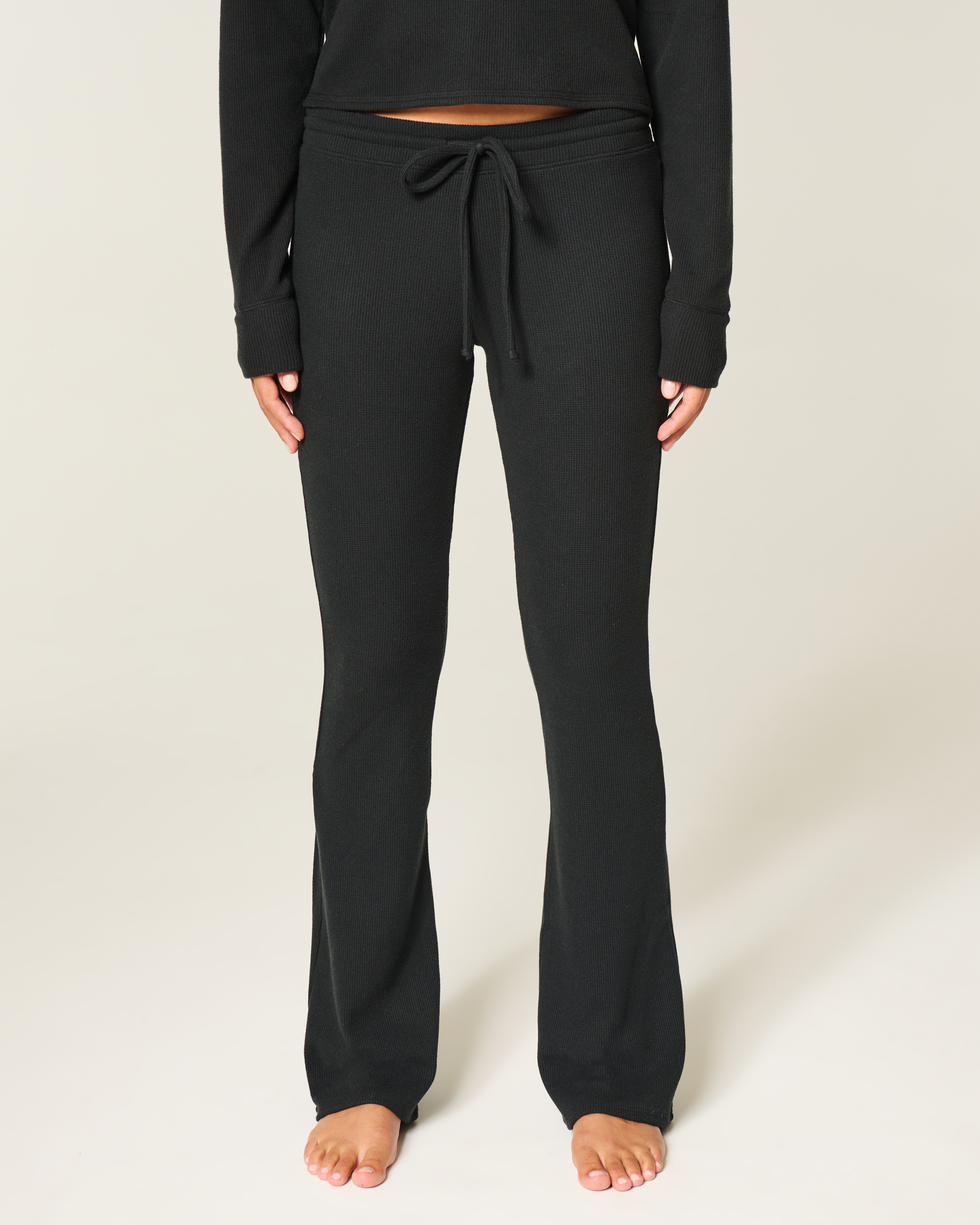 Gilly Hicks Always Cozy Waffle Bootcut Pants