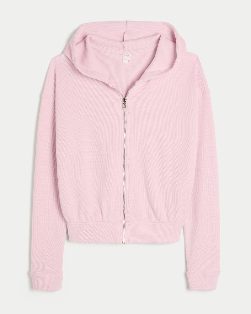 Women's Gilly Hicks Always Cozy Waffle Zip-Up Hoodie | Women's
