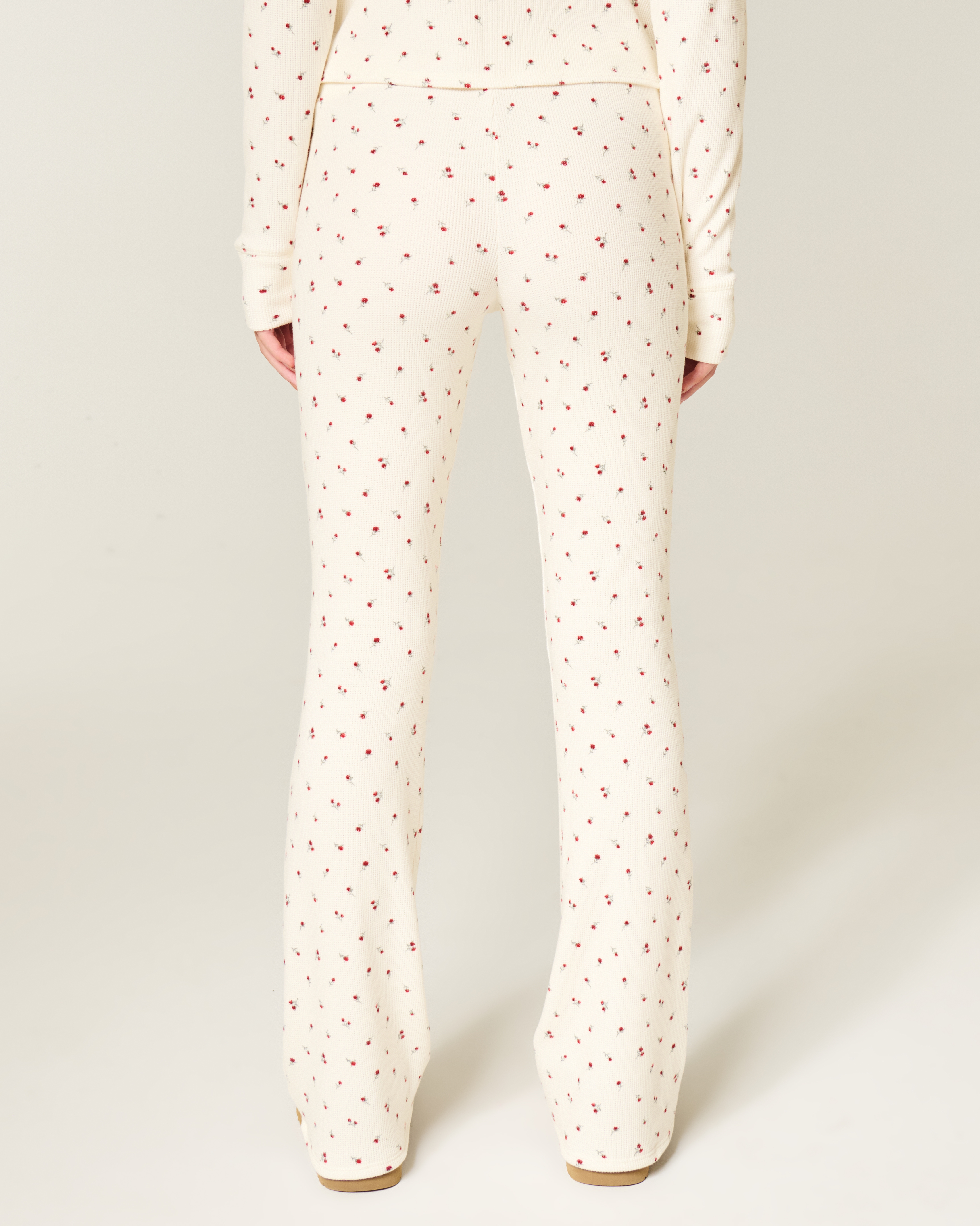 Gilly Hicks Always Cozy Waffle Bootcut Pants