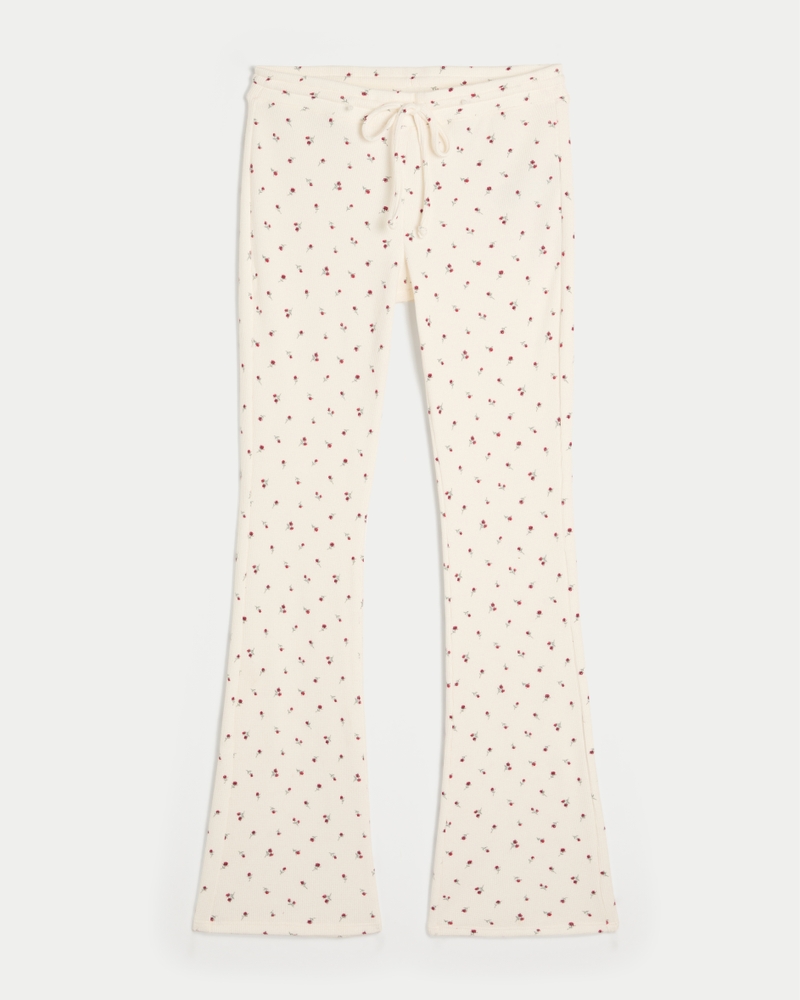 Gilly Hicks Cozy Waffle Bootcut Pants