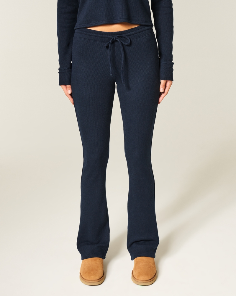 Gilly Hicks Cozy Waffle Bootcut Pants
