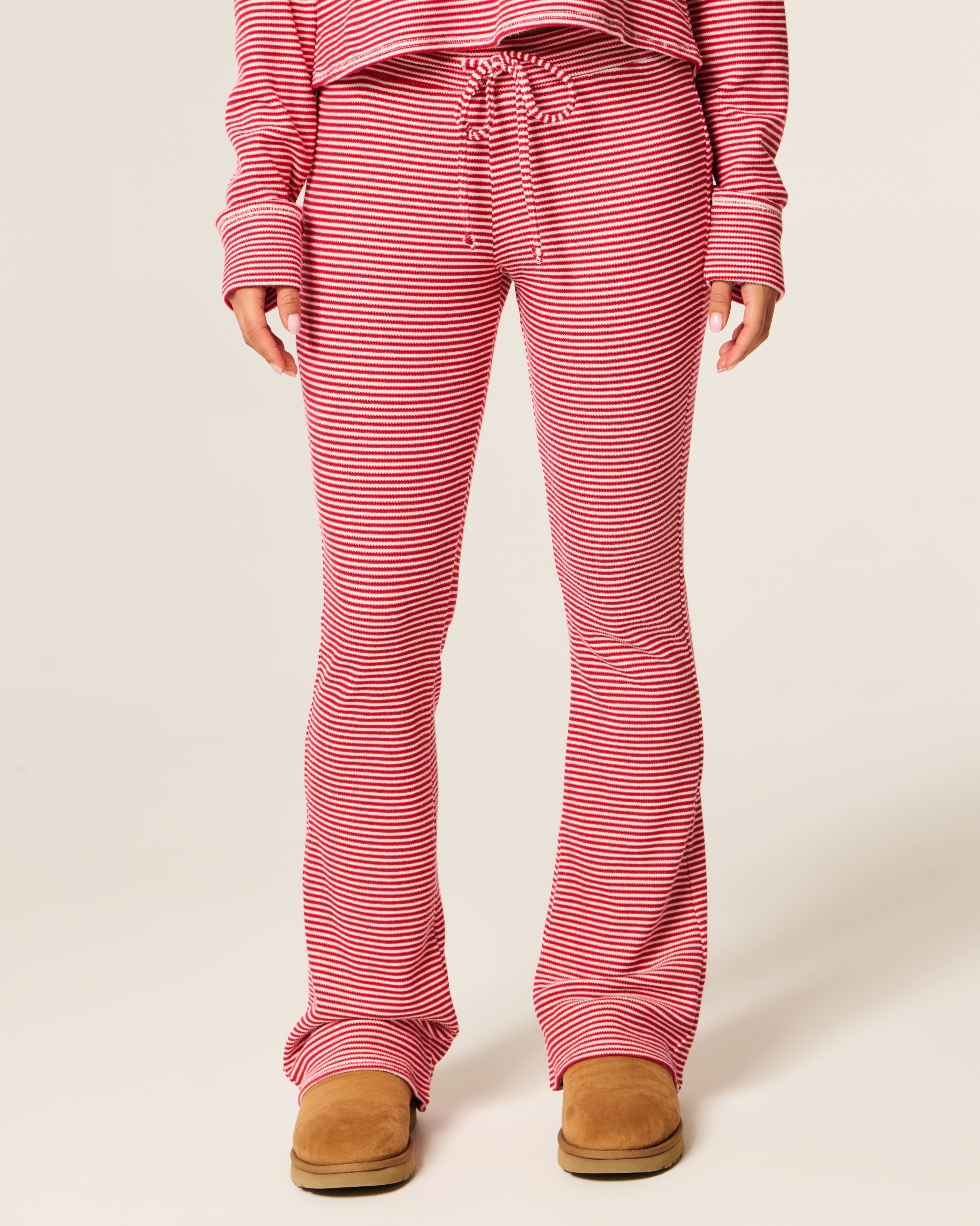 Gilly Hicks Cozy Waffle Bootcut Pants