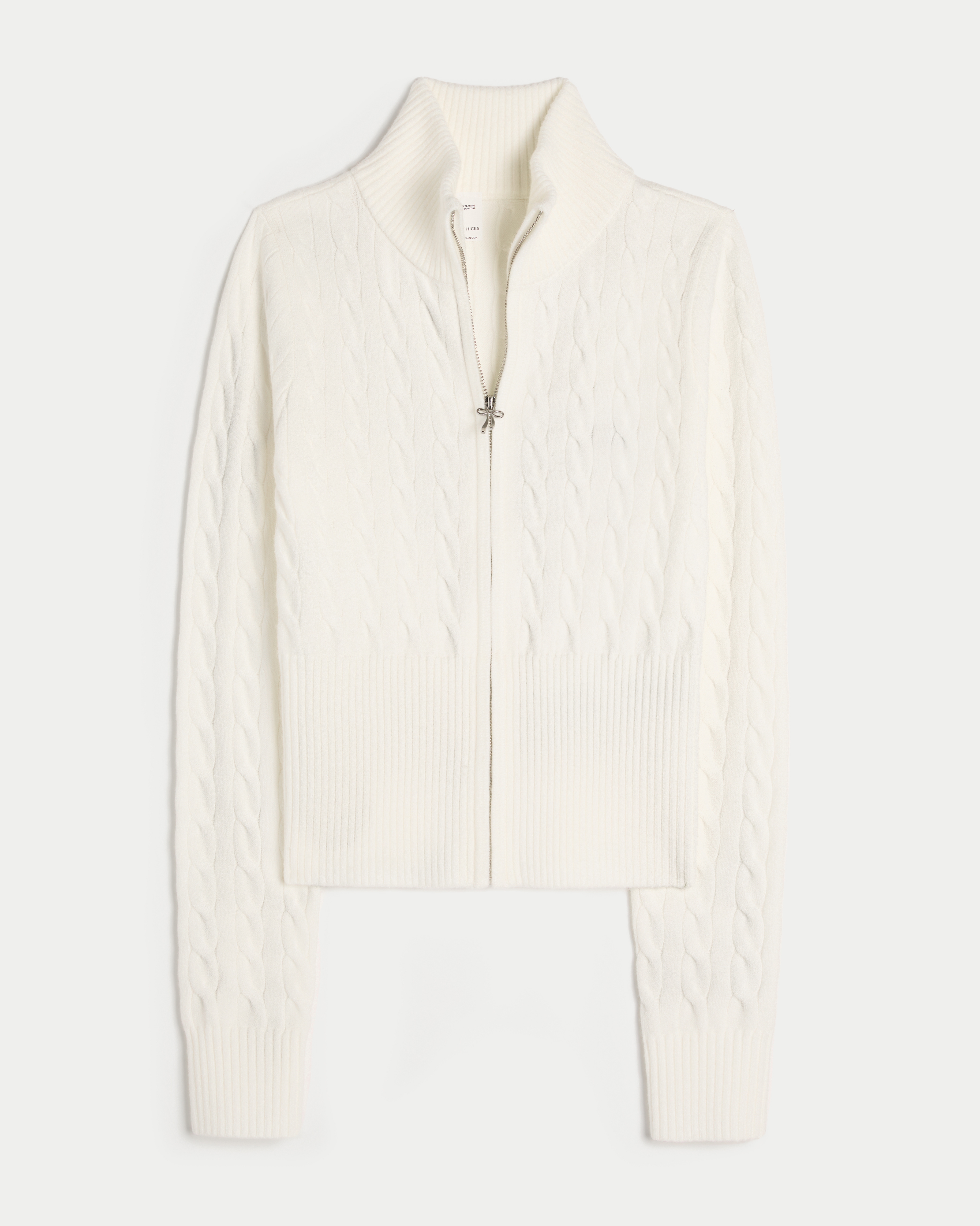 【MODERNIF】Hai Cash Zip-up Knit 100% Cashmere Woven Half Zip | Old Money