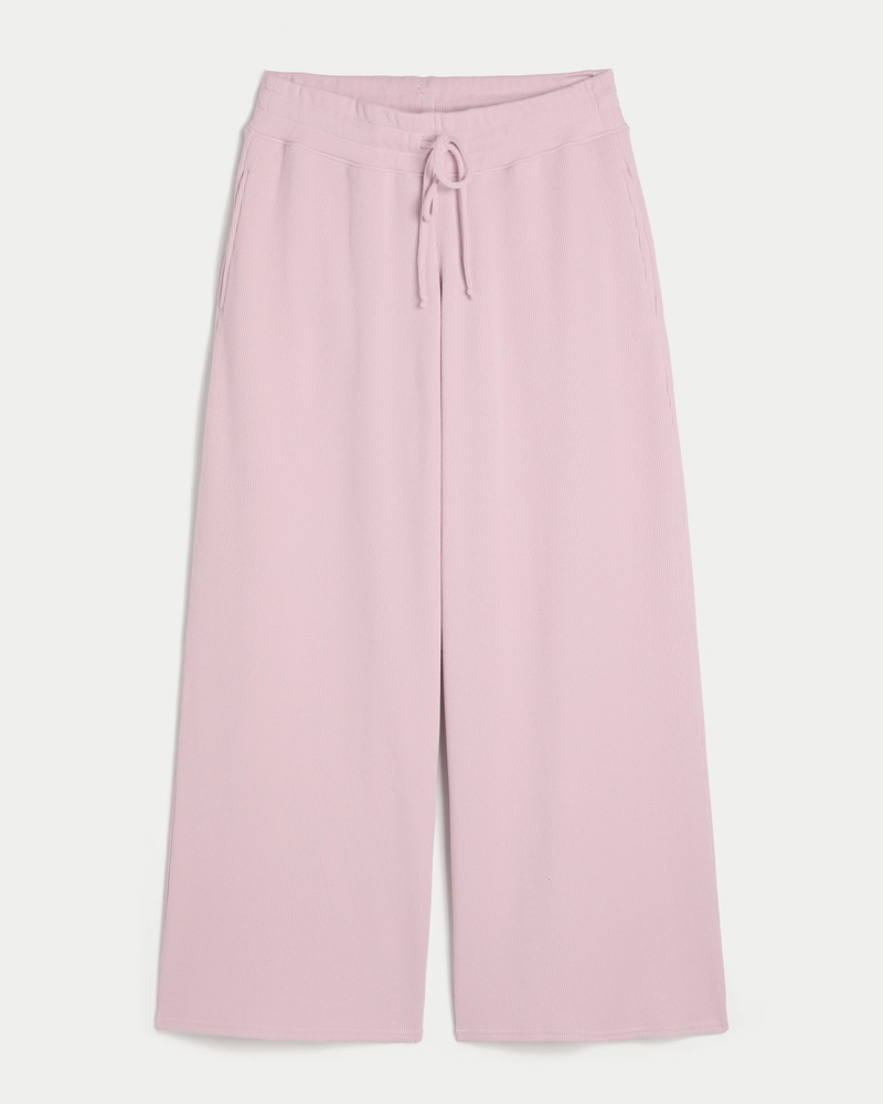 Gilly Hicks Waffle Baggy Pants