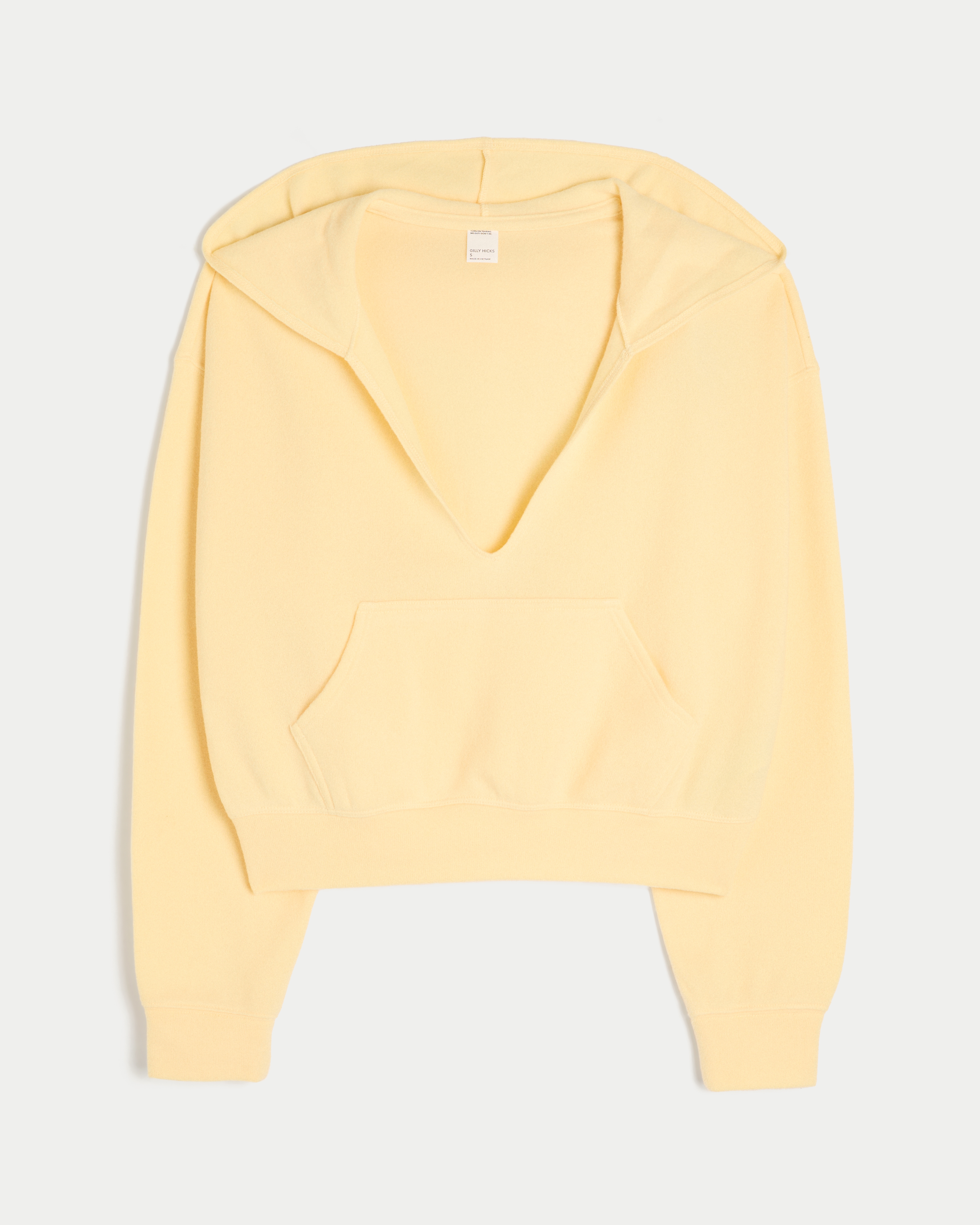 Gilly Hicks Knit V-Neck Hoodie