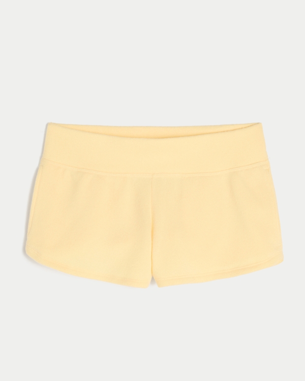 Gilly Hicks Knit Mini Shorts, Buttercream view 1