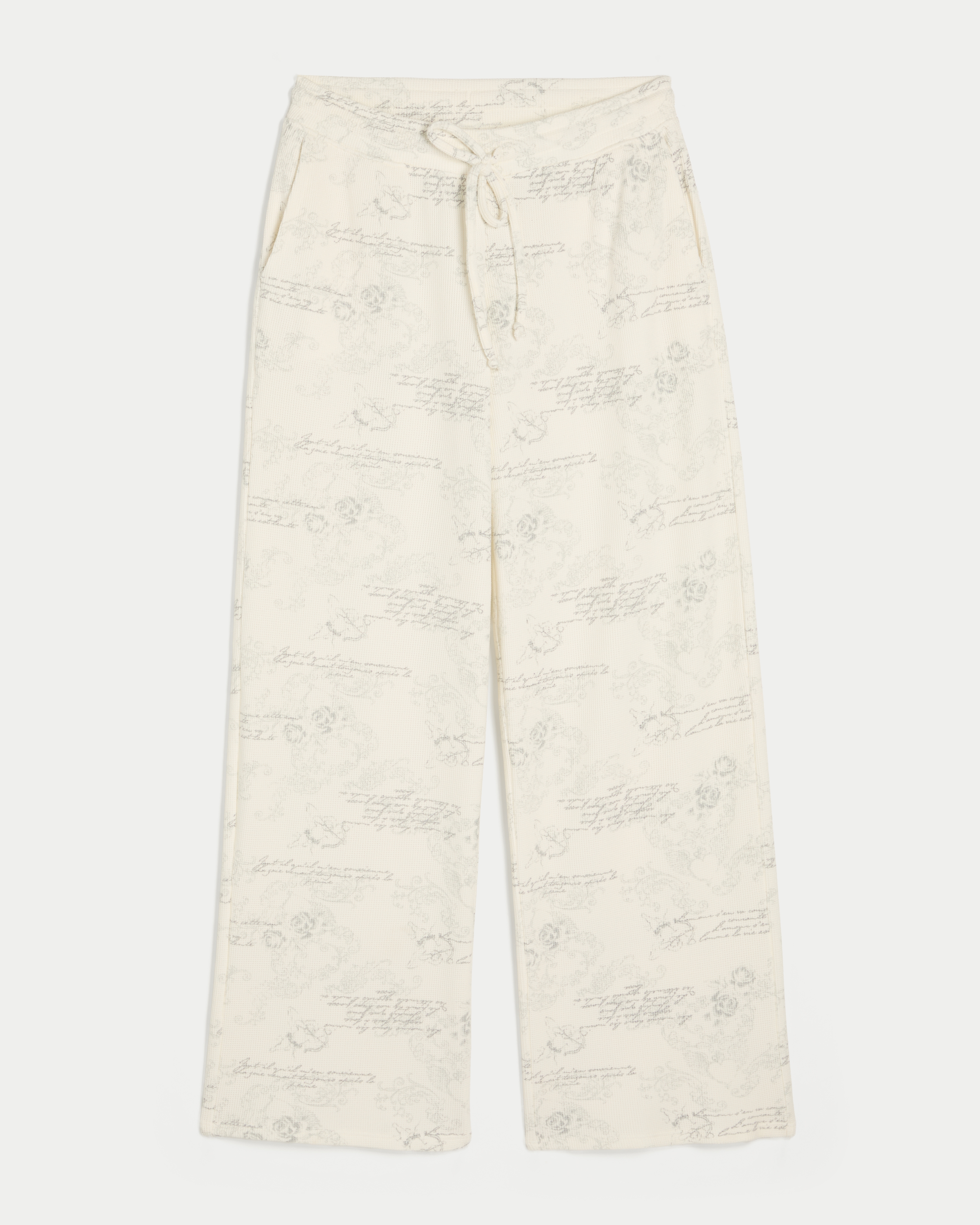 Waffle Straight Pants