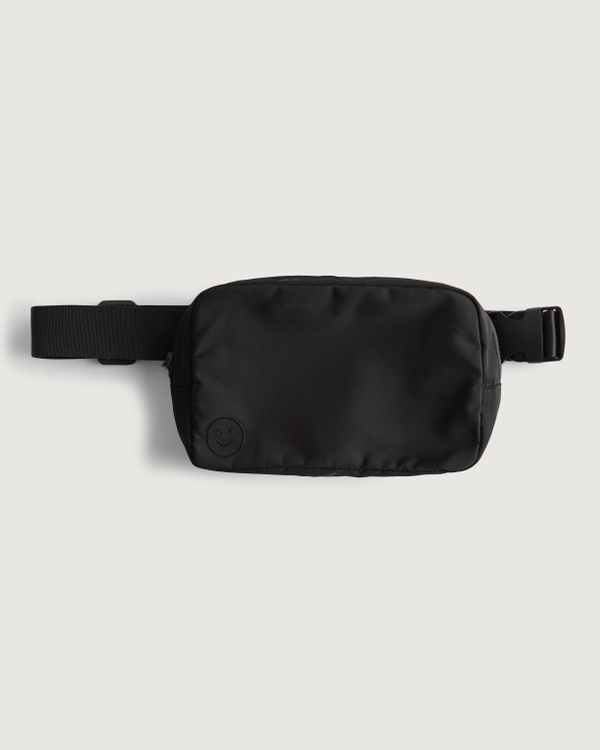 Gilly Hicks Active Logo Fanny Pack, Black
