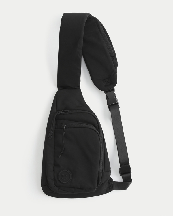 Black hollister outlet backpack