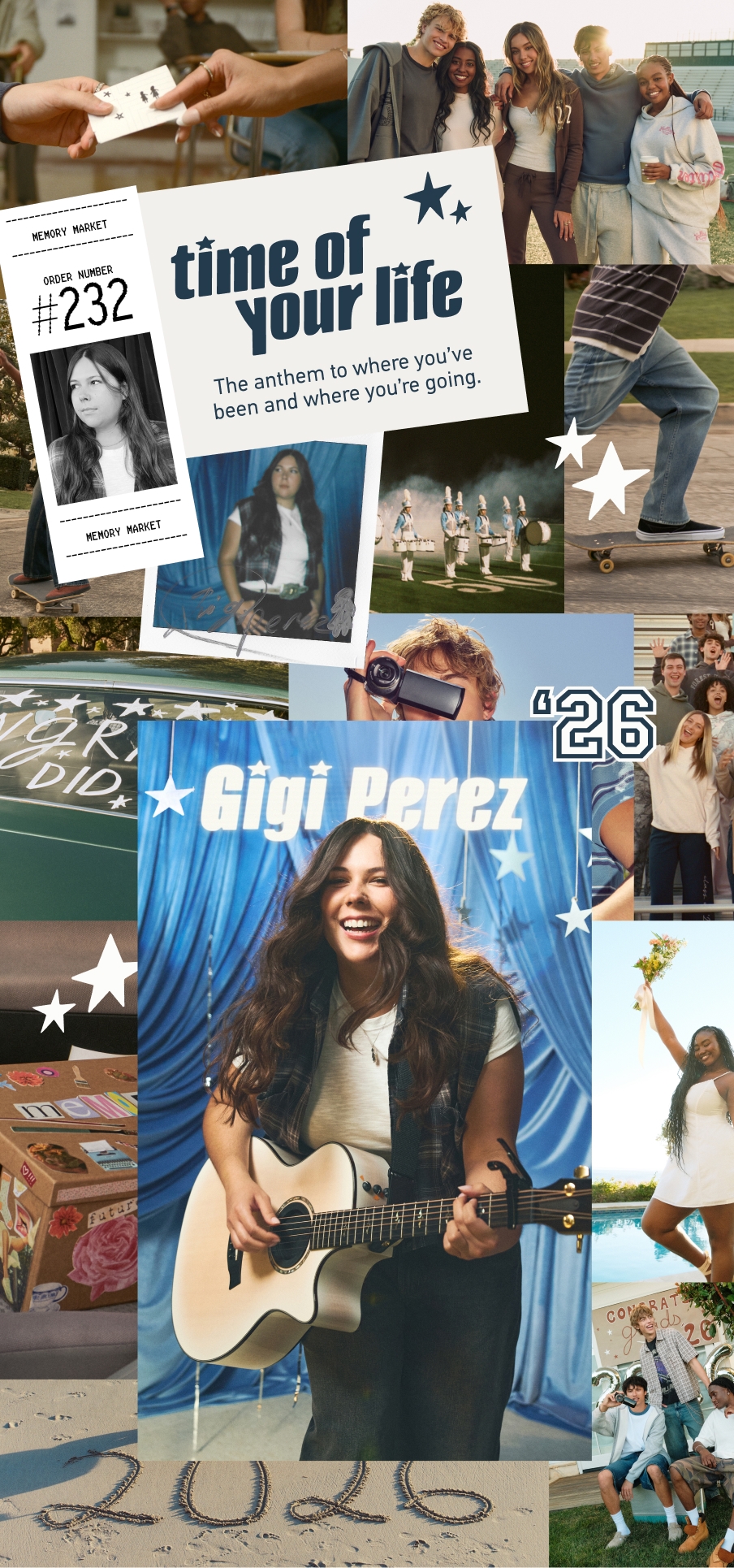 Time Of Your Life - Gigi Perez. The anthem to where you’ve been and where you’re going.