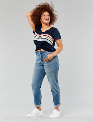 hollister extra short jeans length