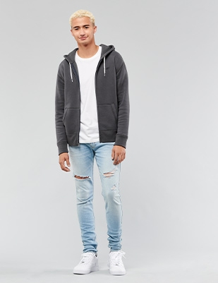 hollister acid wash jeans
