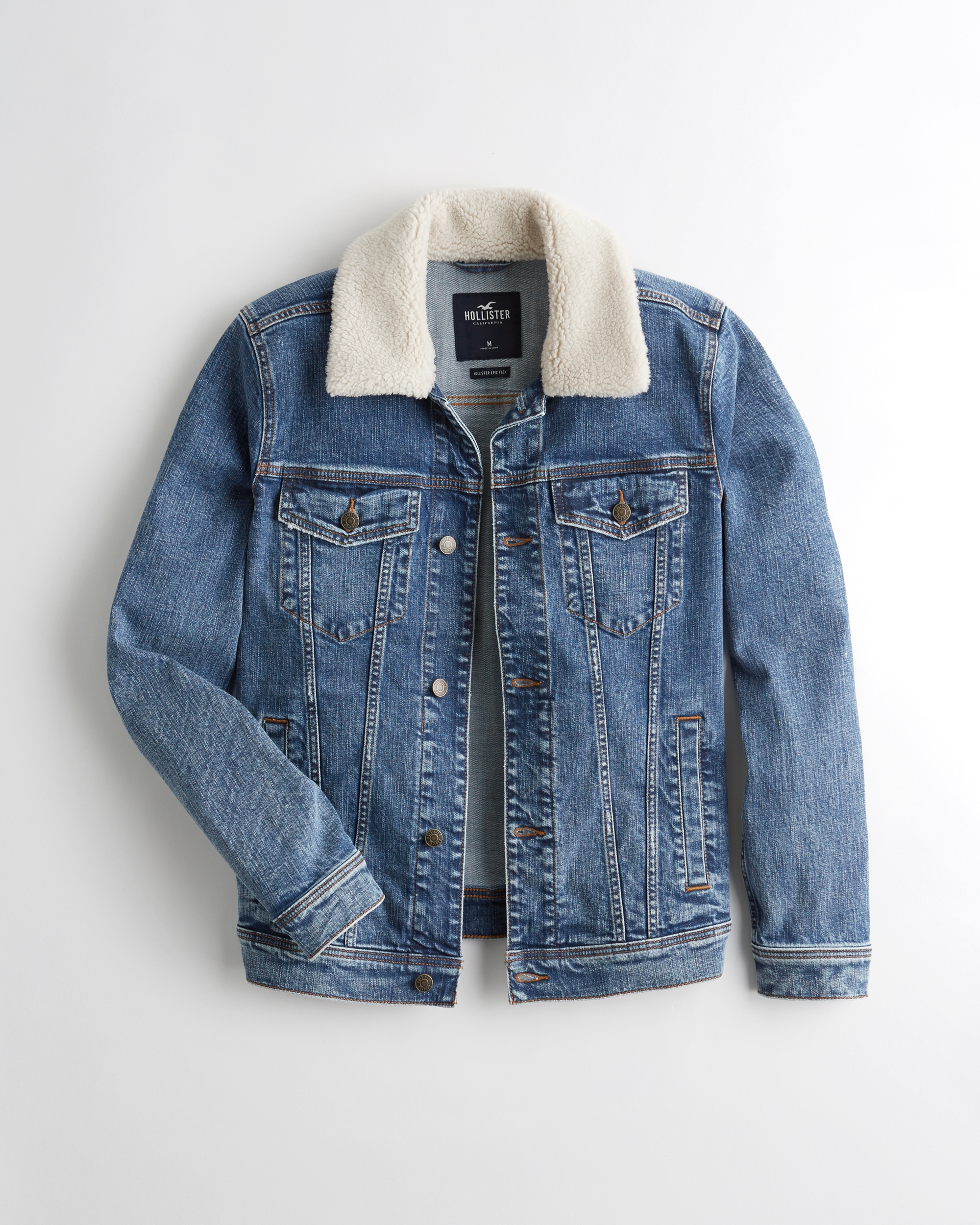 hollister jean jacket