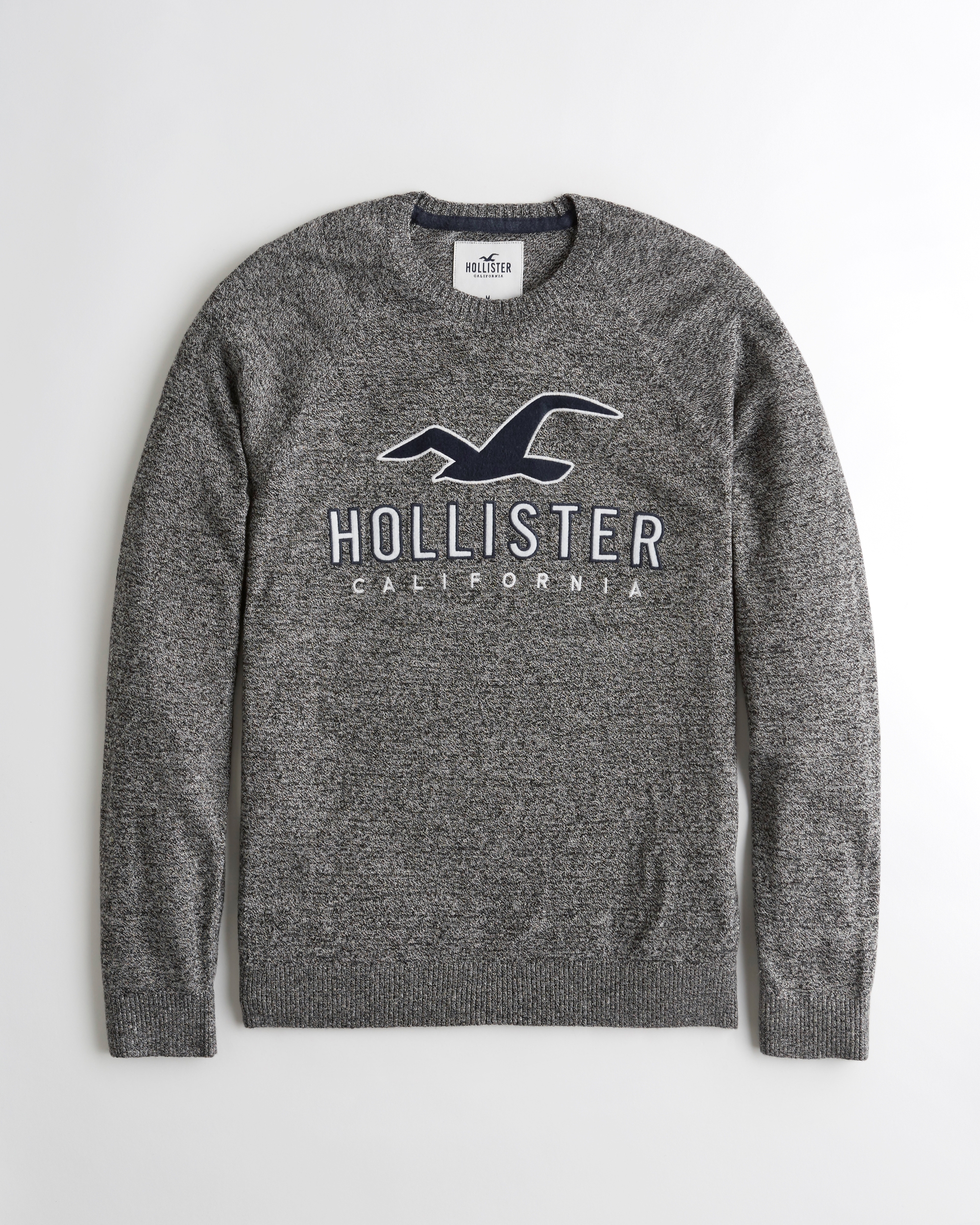 hollister logo crewneck sweatshirt